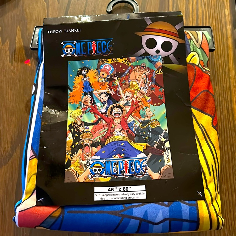 One Piece Anime Throw Blanket